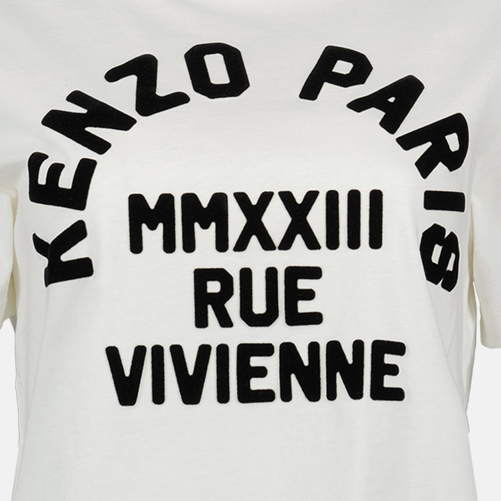 Camisetas T-shirt Rue Vivienne Kenzo Branco Femme