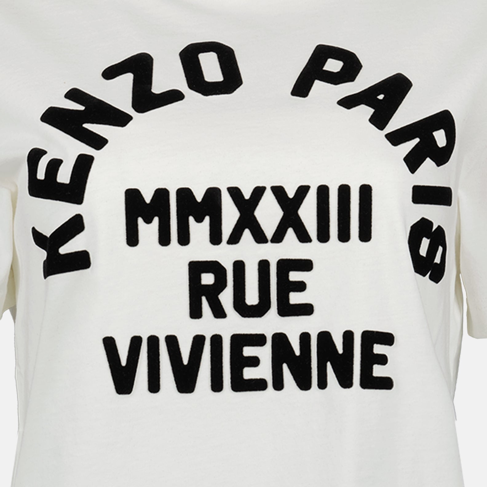 Camisetas T-shirt Rue Vivienne Kenzo Branco Femme