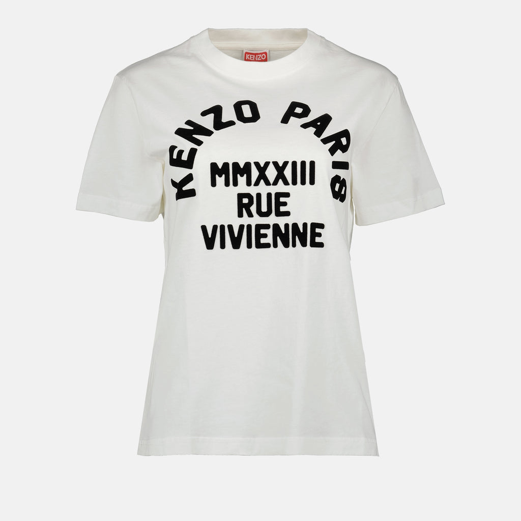 Camisetas T-shirt Rue Vivienne Kenzo Branco Femme