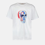 T shirt Skull blanc