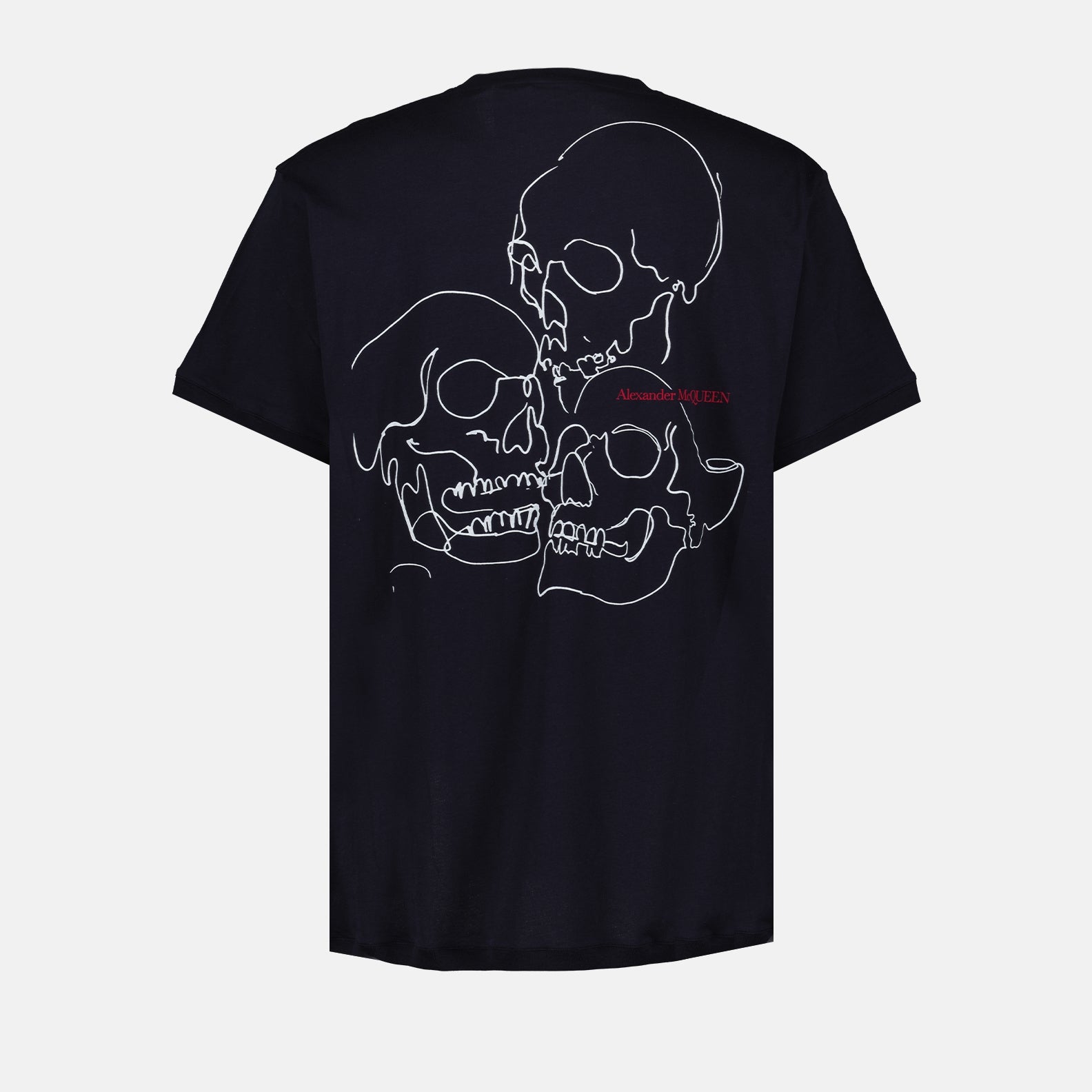 T-Shirts T-shirt Skull Alexander McQueen Blau Homme