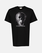 T-shirts Skull T-shirt Alexander McQueen Black Man