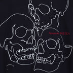 T-Shirts T-shirt Skull Alexander McQueen Blau Homme