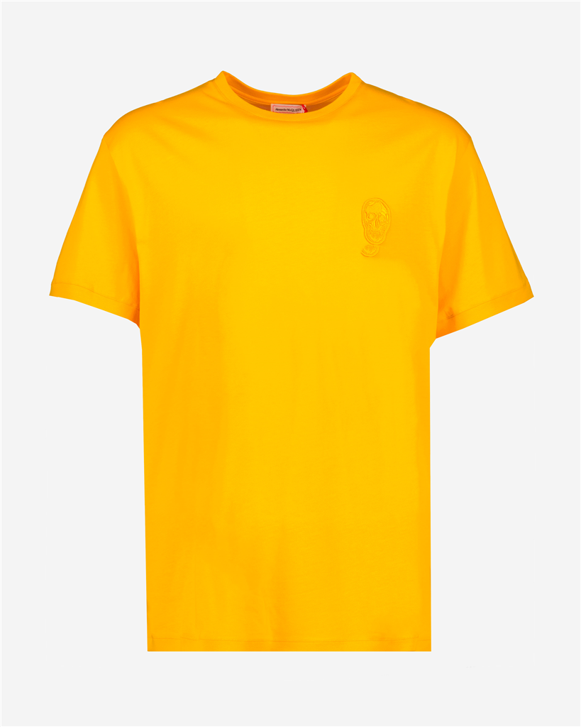 T-shirts T-shirt Skull Alexander McQueen Jaune Homme