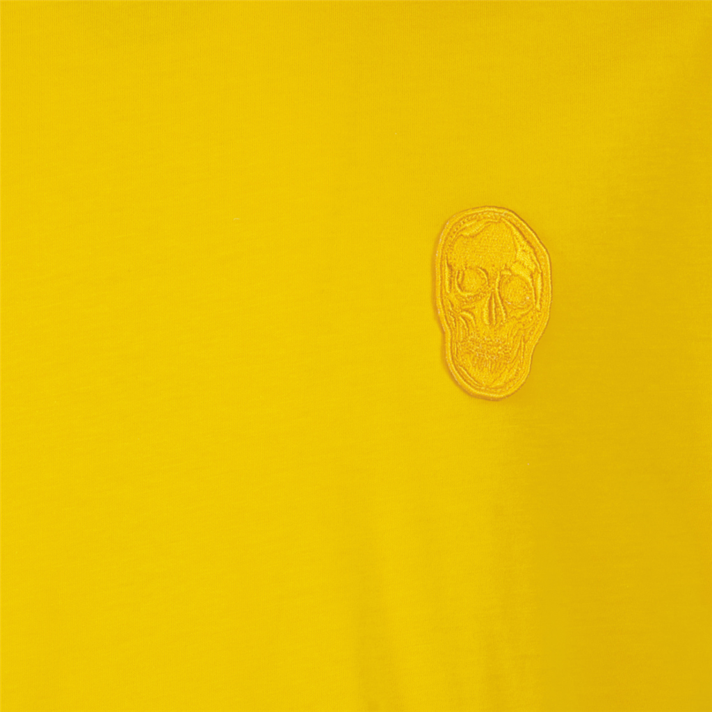 T-shirts T-shirt Skull Alexander McQueen Jaune Homme