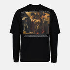 스웨트셔츠 T-shirt superposé Off-White 검은색 Homme