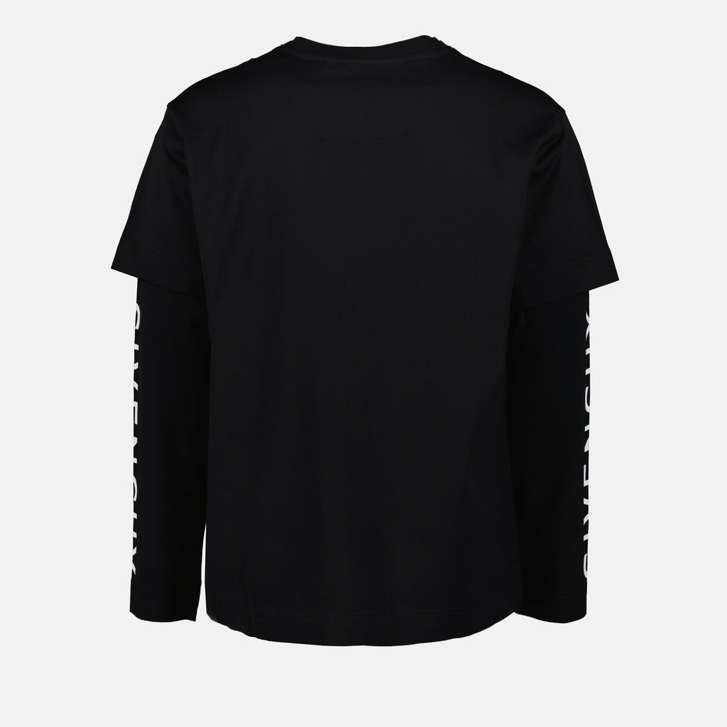 티셔츠 T-shirt superposé Givenchy 검은색 Homme