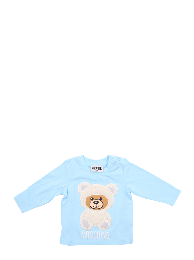 Abbigliamento T-shirt Teddy Moschino Blu Bambini