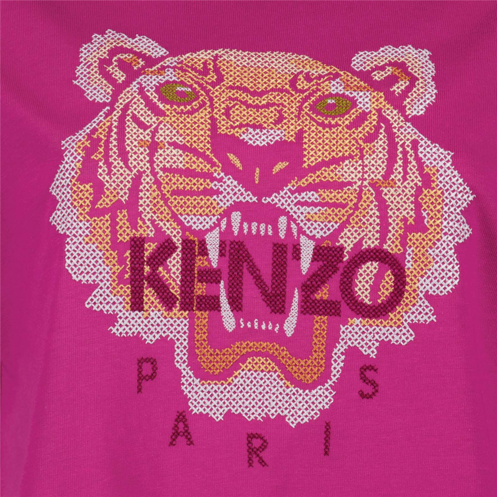 T-shirt T-shirt Tiger Kenzo Rosa Femme
