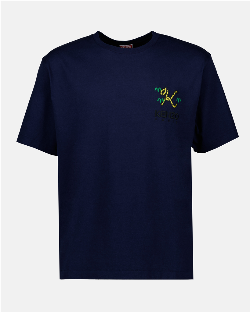 T-shirts T-shirt Tiger Tail K Kenzo Bleu Homme