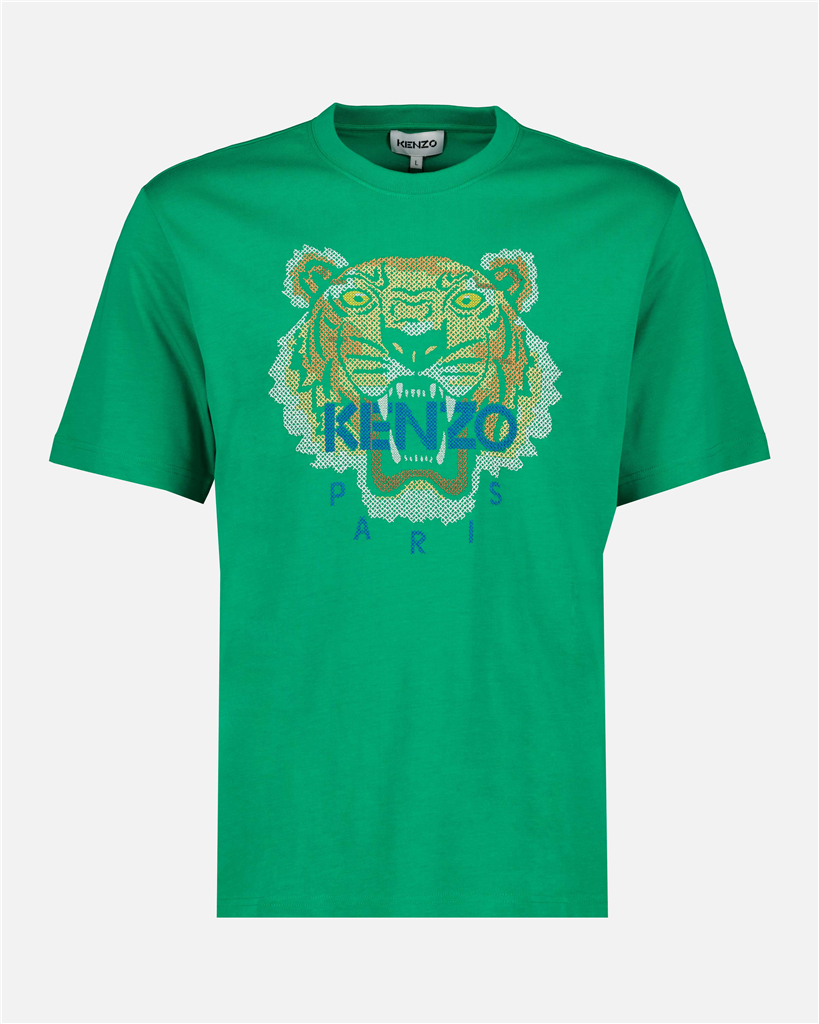 T-shirts T-shirt Tiger Kenzo Vert Homme