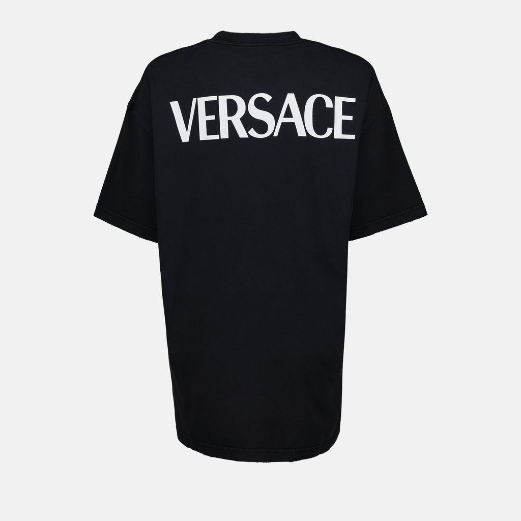 티셔츠 T-shirt Versace Goddess Versace 검은색 Femme