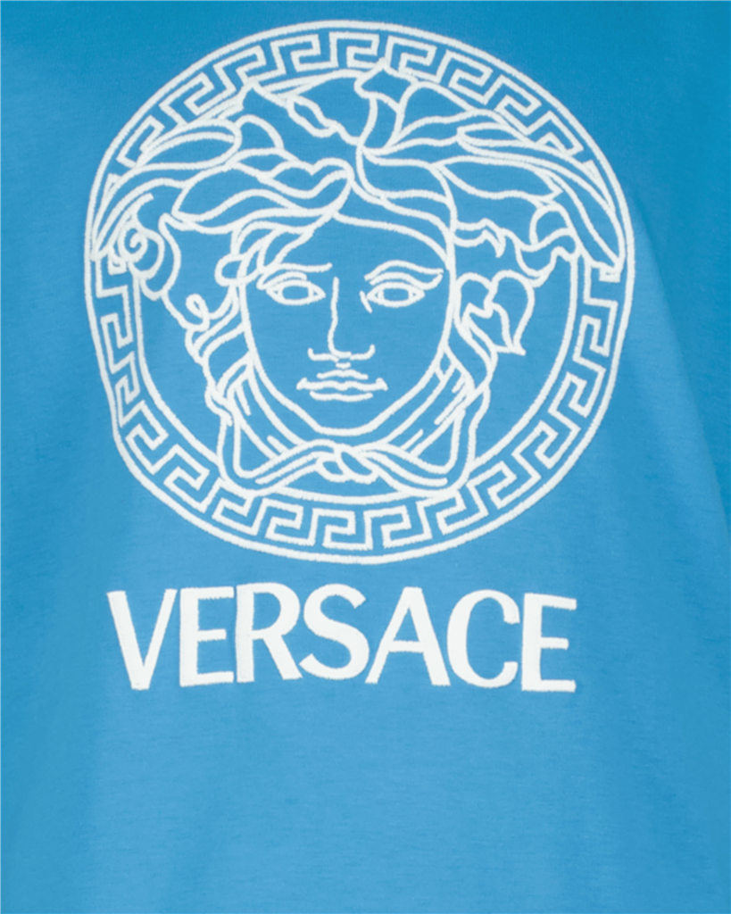 Vêtements T-shirt Versace Medusa Versace Bleu Enfants