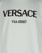 Bekleidung T-shirt Versace Via Gesù Versace Weiß Kinder