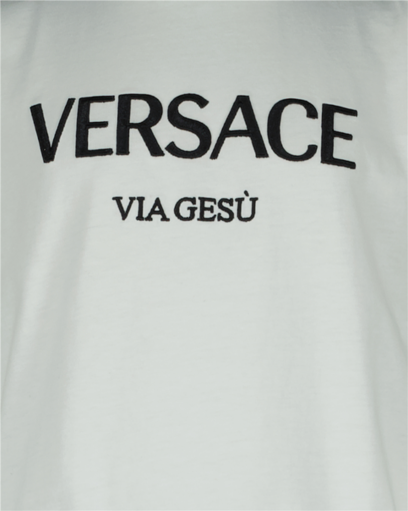 Bekleidung T-shirt Versace Via Gesù Versace Weiß Kinder