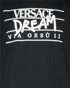 Bekleidung T-shirt Versace Via Gesù Versace Schwarz Kinder