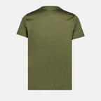 T-Shirts T-shirt à logo double Moncler Grün Homme