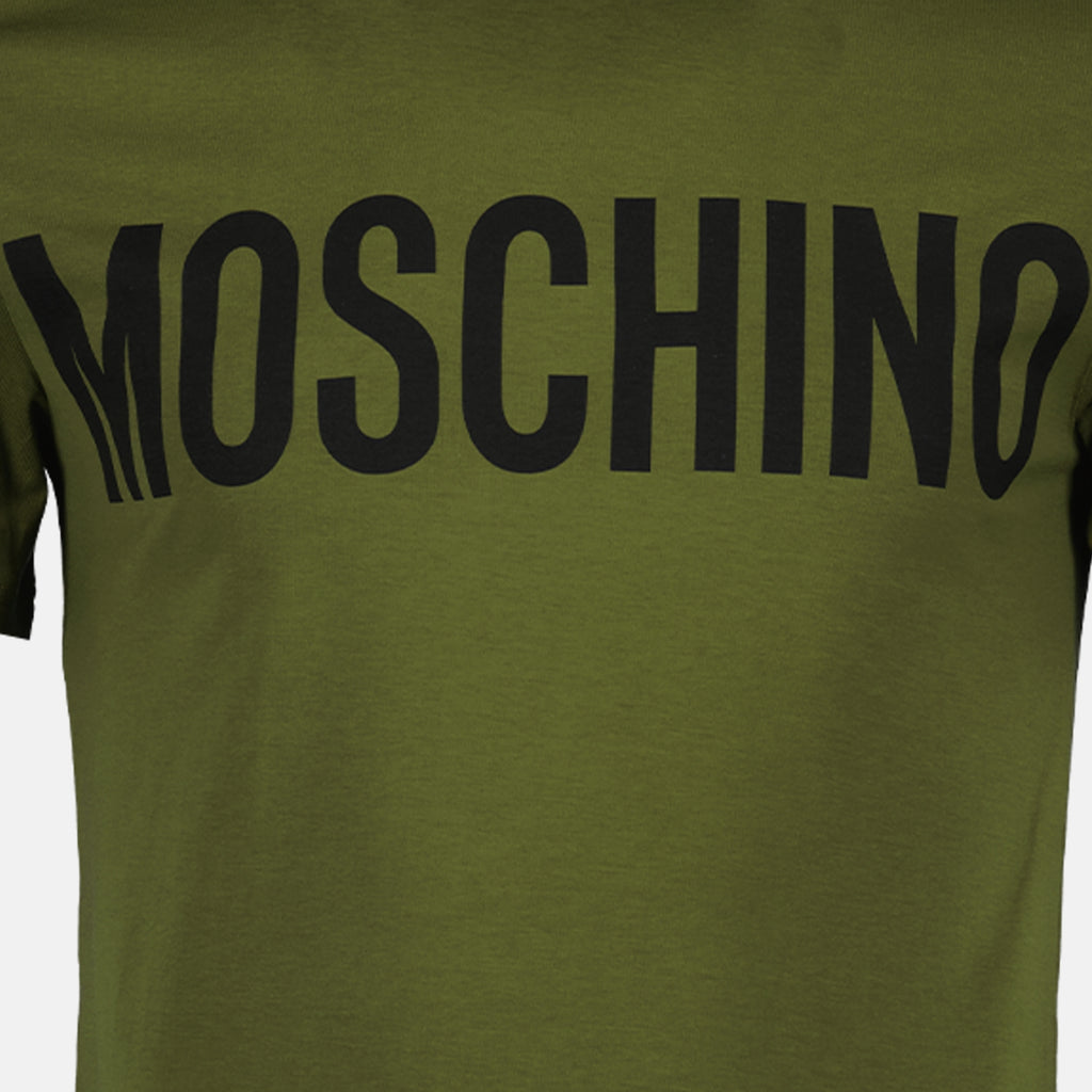 Camisetas T-shirt à logo Moschino Verde Homme