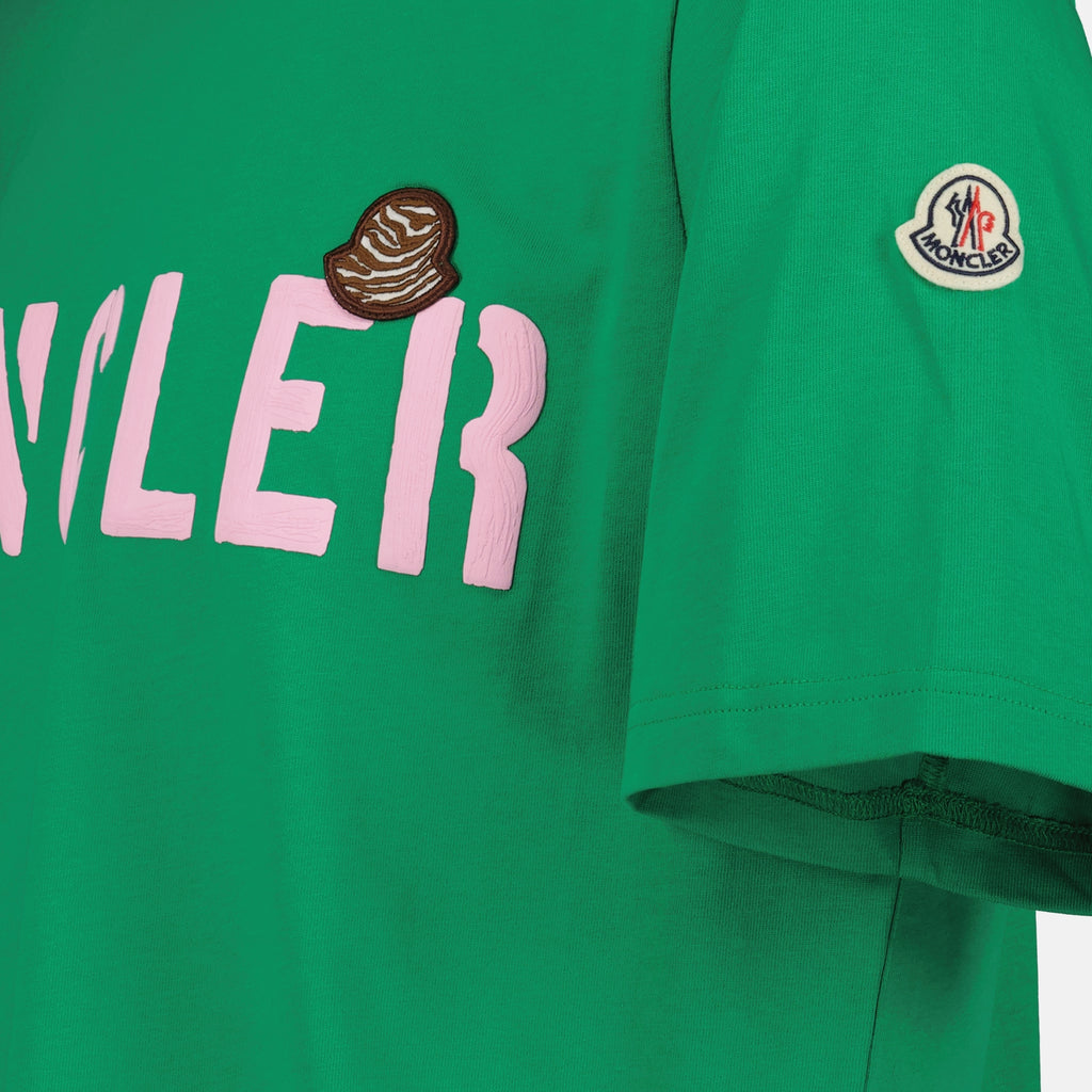 티셔츠 T-shirt à logos Moncler 녹색 Homme