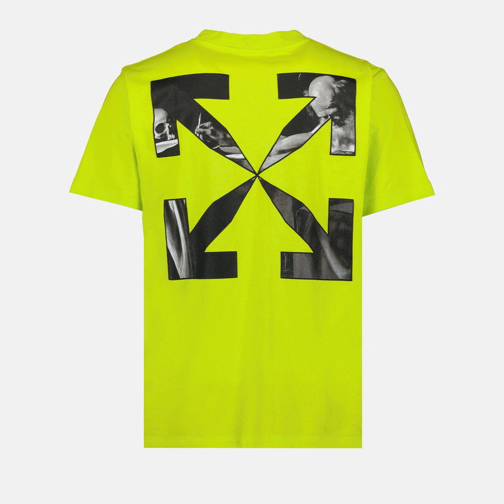 T-shirts T-shirt Arrow Caravaggio Off-White Vert Homme