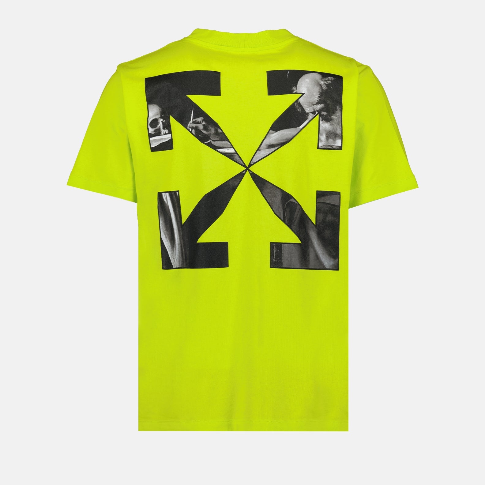 T-shirts T-shirt Arrow Caravaggio Off-White Vert Homme