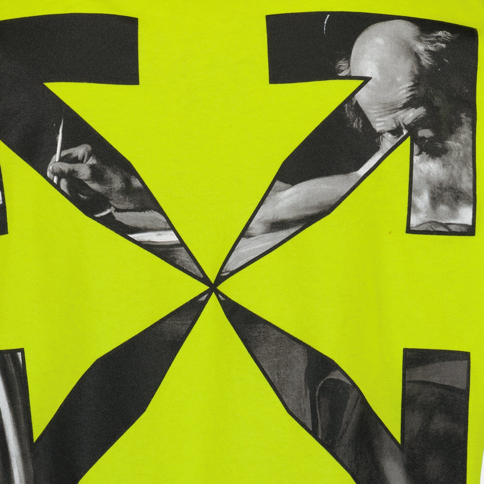 T-shirts T-shirt Arrow Caravaggio Off-White Vert Homme