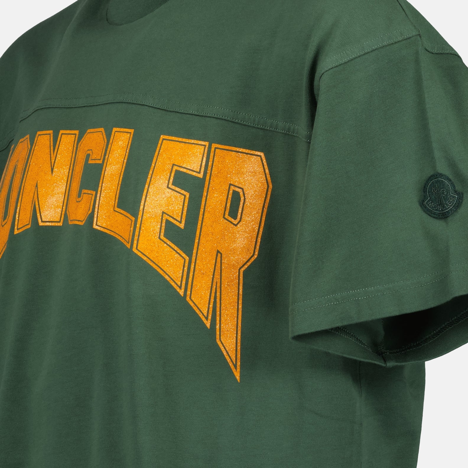 Tシャツ プリントTシャツ Moncler 緑 男