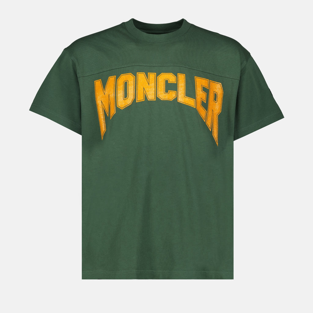 Tシャツ プリントTシャツ Moncler 緑 男