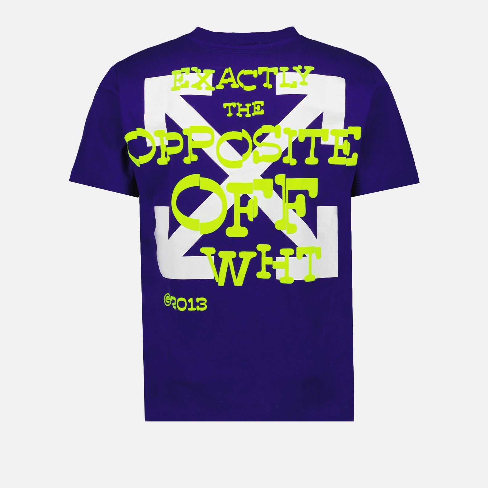 Tシャツ オポジットアロー Tシャツ Off-White 紫 男