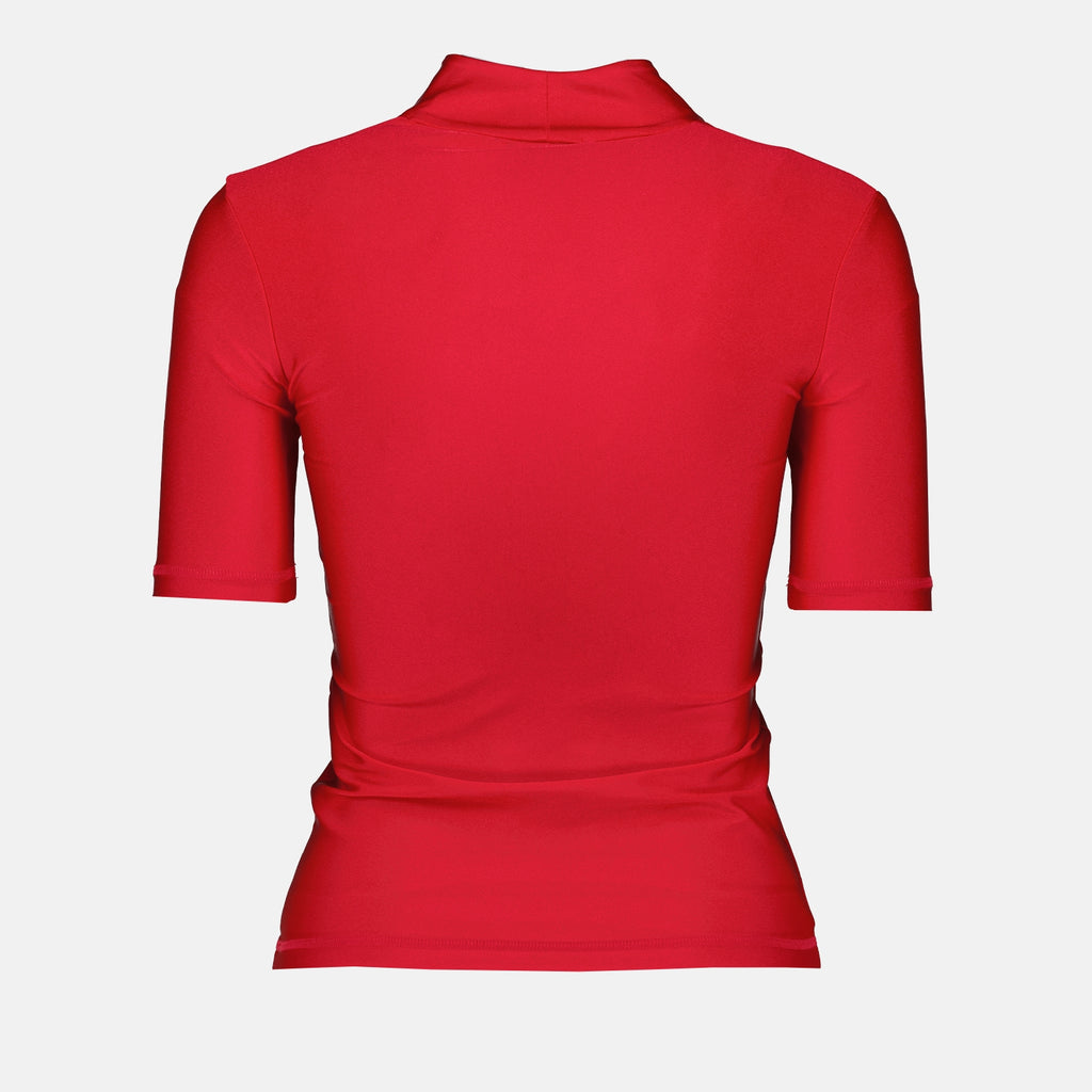 Tシャツ ハイカラートップス Coperni 赤 女性