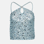 Top Top à sequins Coperni Blu Femme