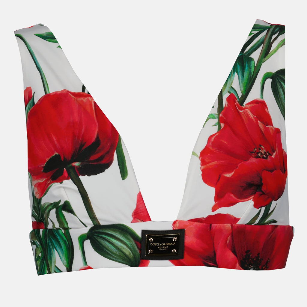 Top Top Coquelicot Dolce & Gabbana Rosso Femme