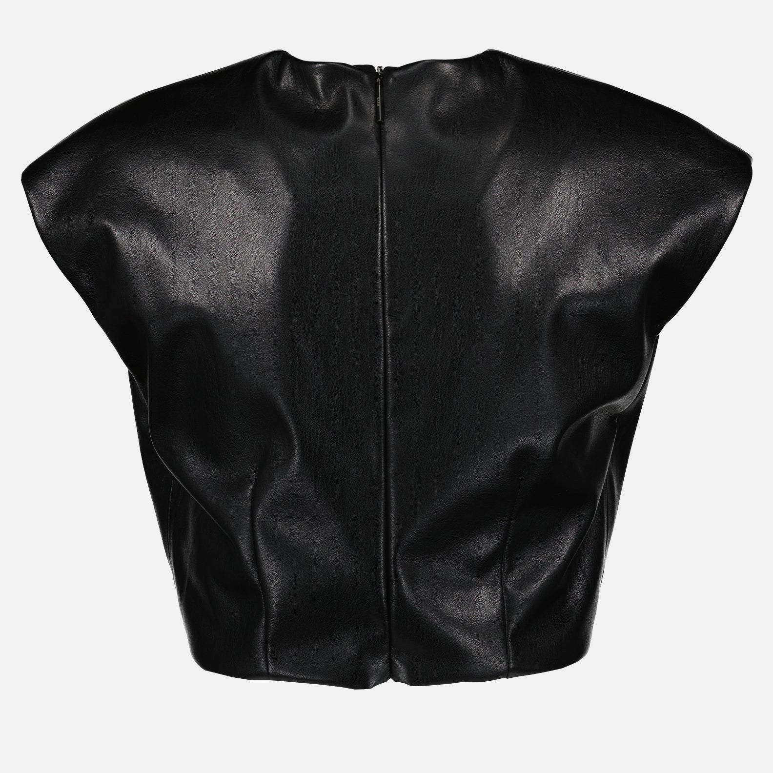 Tops Top en similicuir MSGM Preto Femme
