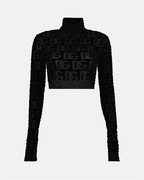 Tops Crop-Top DG Dolce & Gabbana Preto Femme