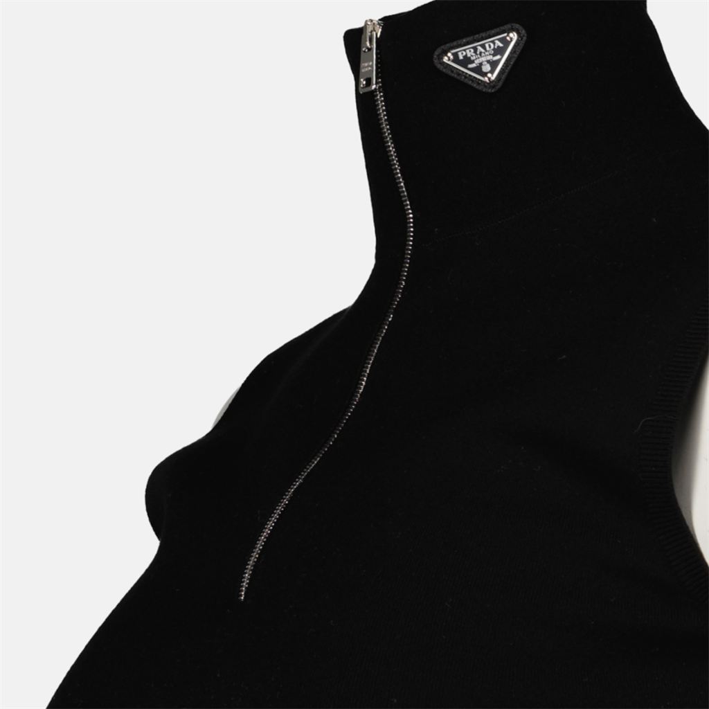 탑 Top à col montant Prada 검은색 Femme