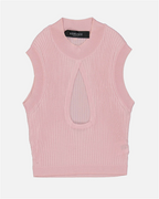 탑 Top en laine Versace 분홍색 Femme
