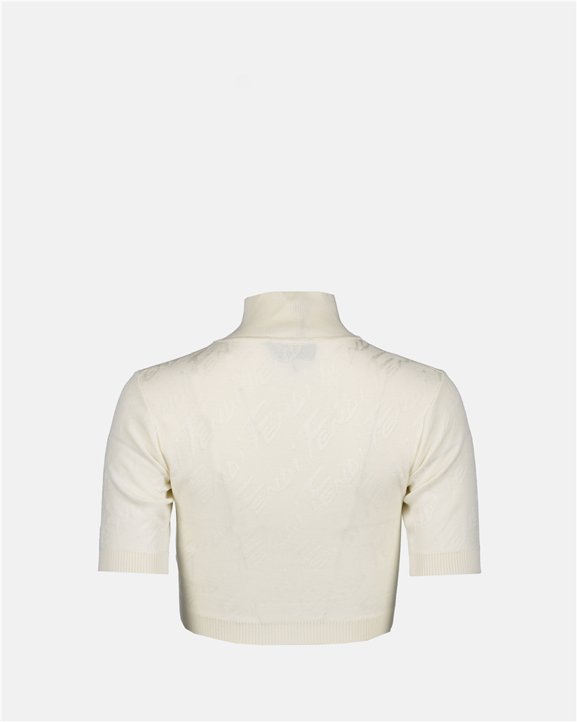 Tops Top Fendi Brush Fendi Blanc Femme