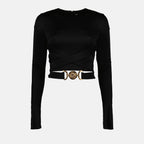 Tops Viscose top Versace Black Women