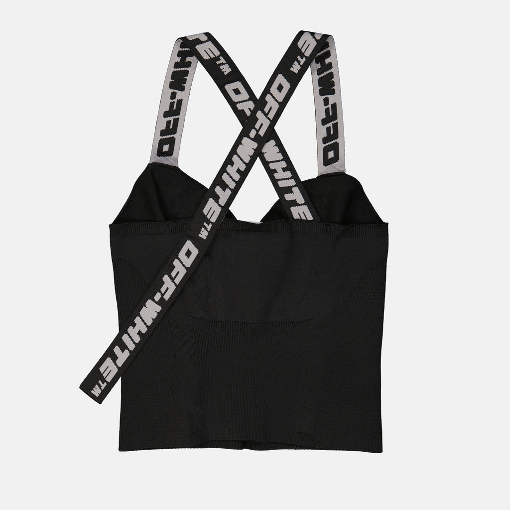 Tops Top Industrial Off-White Black Women
