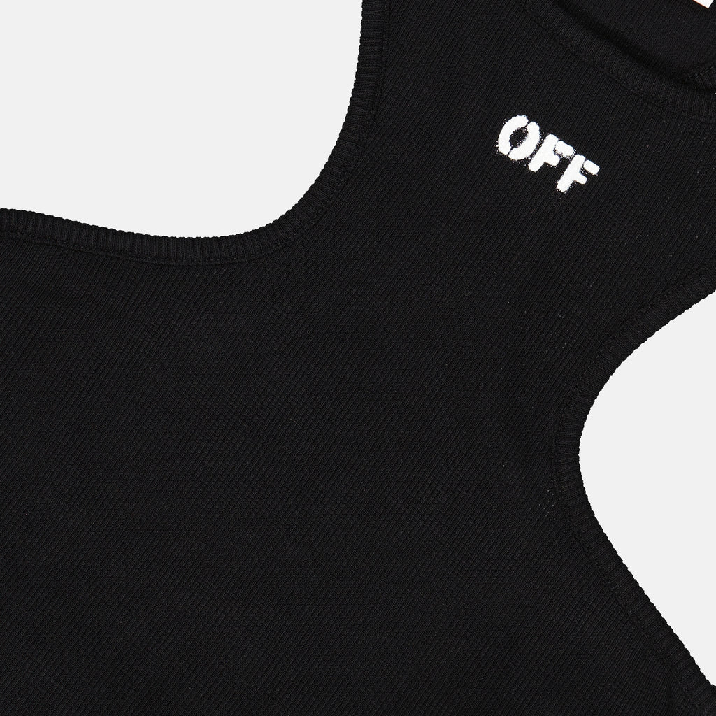 Tops Top Off Stamp Off-White Preto Femme