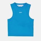 Tops Top Off Stamp Off-White Azul Femme