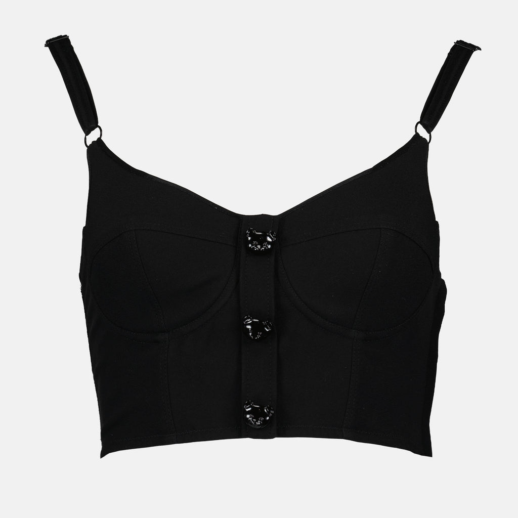 Tops Top Teddy Moschino Preto Femme
