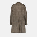 Coats Checked trench coat Maison Margiela Brown Women