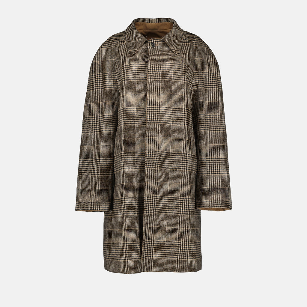 Coats Checked trench coat Maison Margiela Brown Women