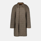 Coats Checked trench coat Maison Margiela Brown Women