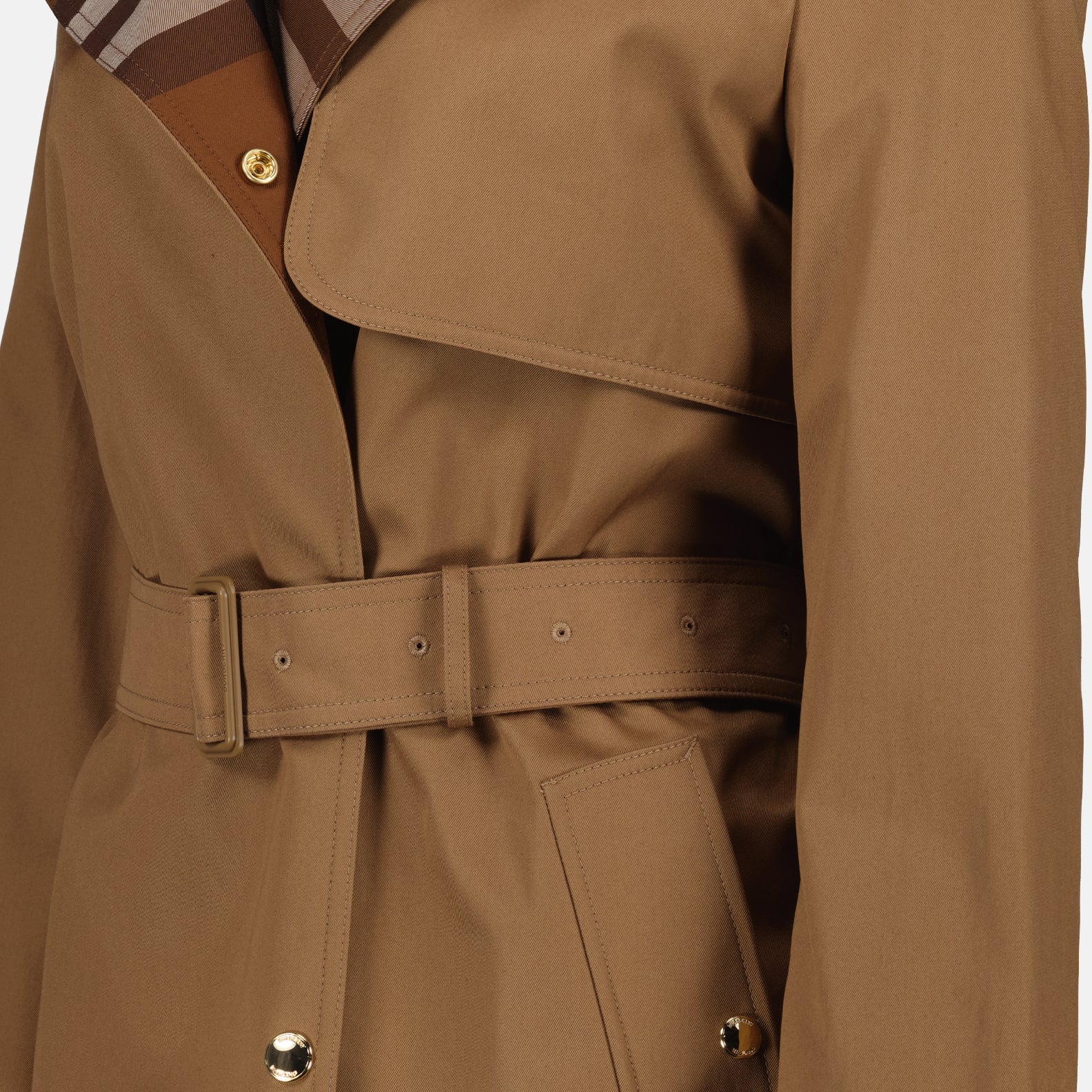 Manteaux Trench-coat Sandridgechk Burberry Marron Femme