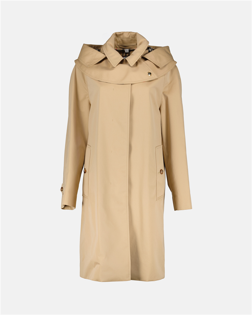 Trench-coat droit