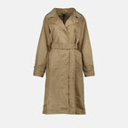 Coats Villerest Trench Coat Moncler Brown Women