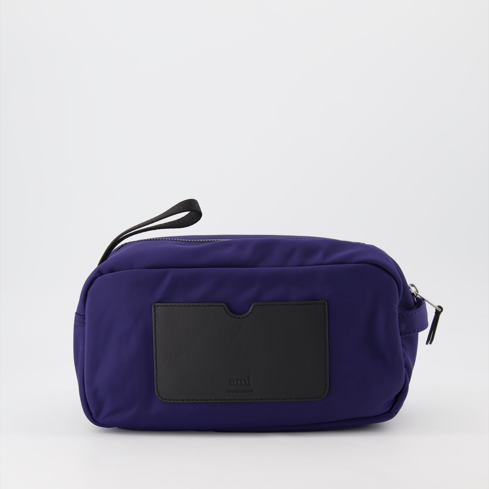 Piccola pelletteria Trousse à logo Ami PARIS Blu Unisex