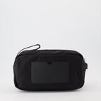 소형 가죽 제품 Trousse à logo Ami PARIS 검은색 남여공용